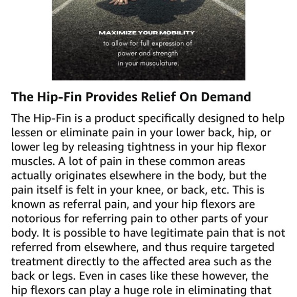 NWT Hip Fin tool for hip, back, leg pain relief - Picture 6 of 12